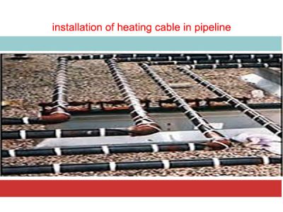 install to pipe line کابل حرارتی برای لوله ها